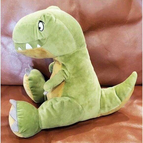 10 Inch Kohl's Cares T-Rex Dinosaur Stuffed Animal Plush Toy Embroidered Eyes - Picture 1 of 8